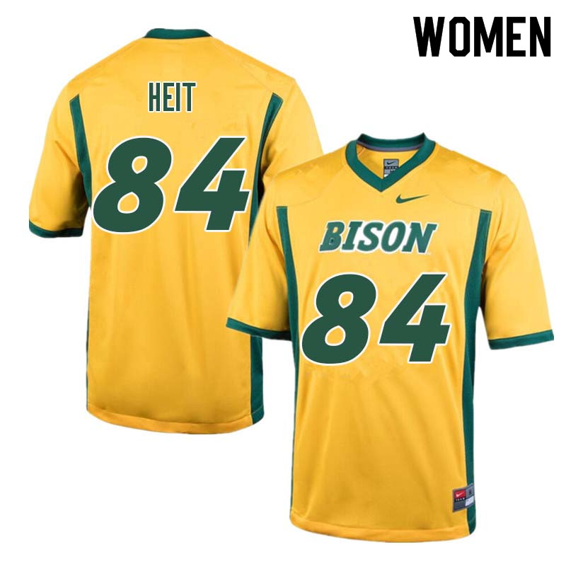 Women #84 Trevor Heit North Dakota State Bison College Football Jerseys Sale-Yellow
